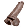 King Cock Gode King Cock 24 x 6 cm Marron